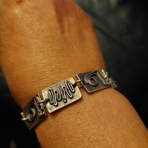 Vintage* Volan/Volar Hand-made Panel Bracelet